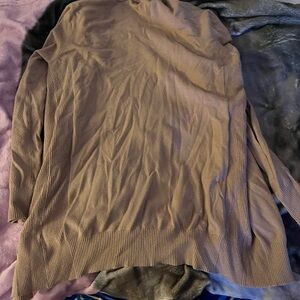 Women's Tan Cardigan Sweater